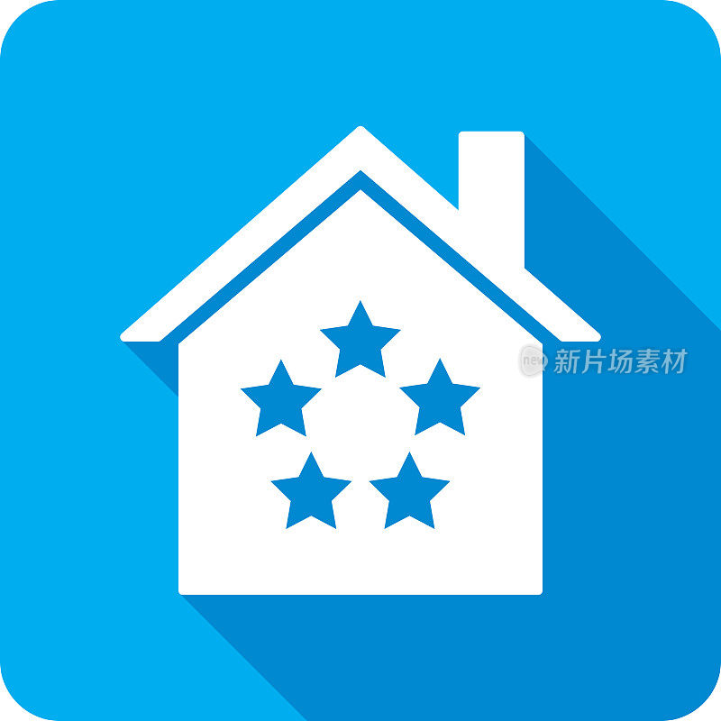 House Five Stars图标剪影